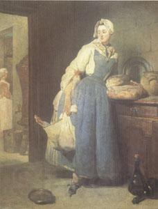 Jean Baptiste Simeon Chardin La Pourvoyeuse(The Return from Market) (mk05) France oil painting art